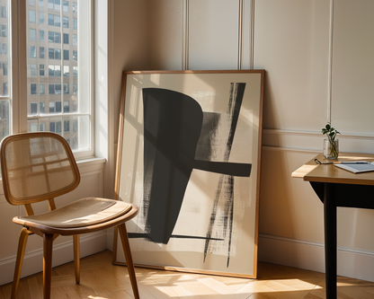 Bold Abstract Shapes Poster