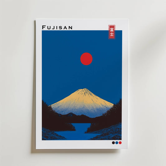Fujisan Japanese Poster