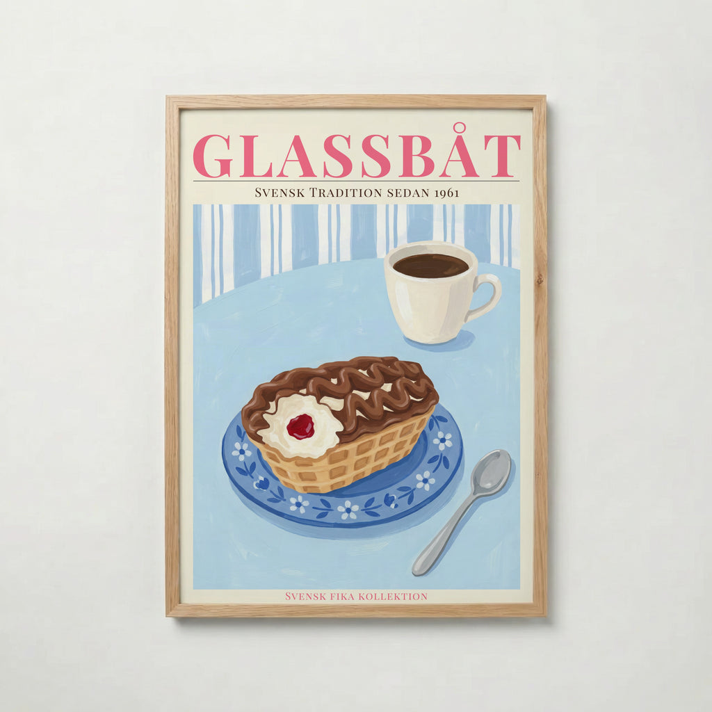 Glassbåt Poster