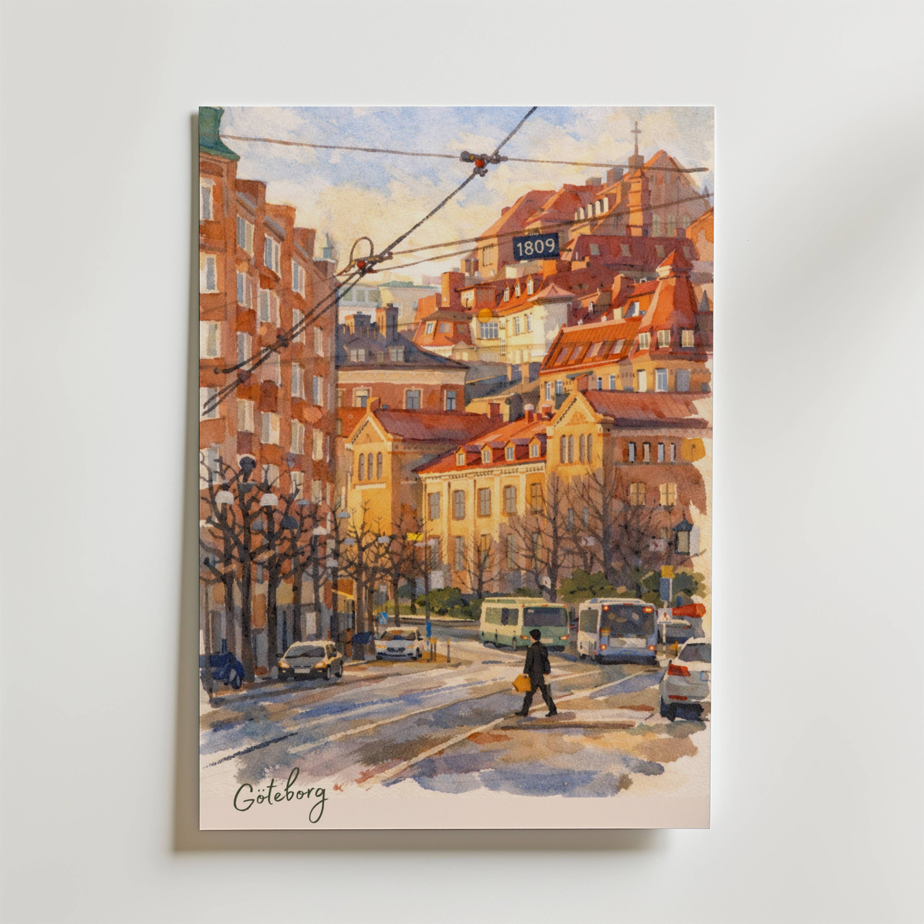 Göteborg Golden Hour Poster