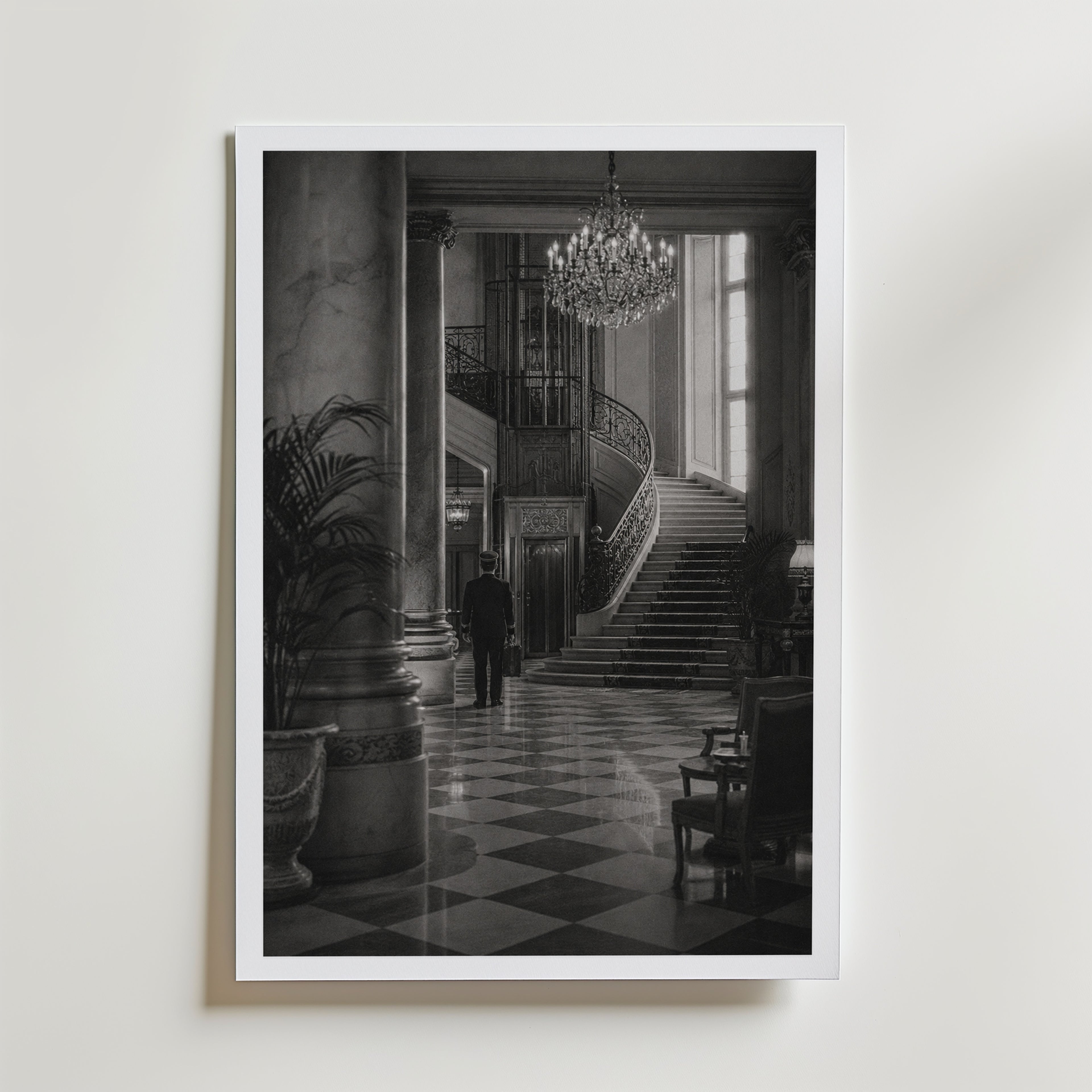 Grand Hotel Lobby Poster