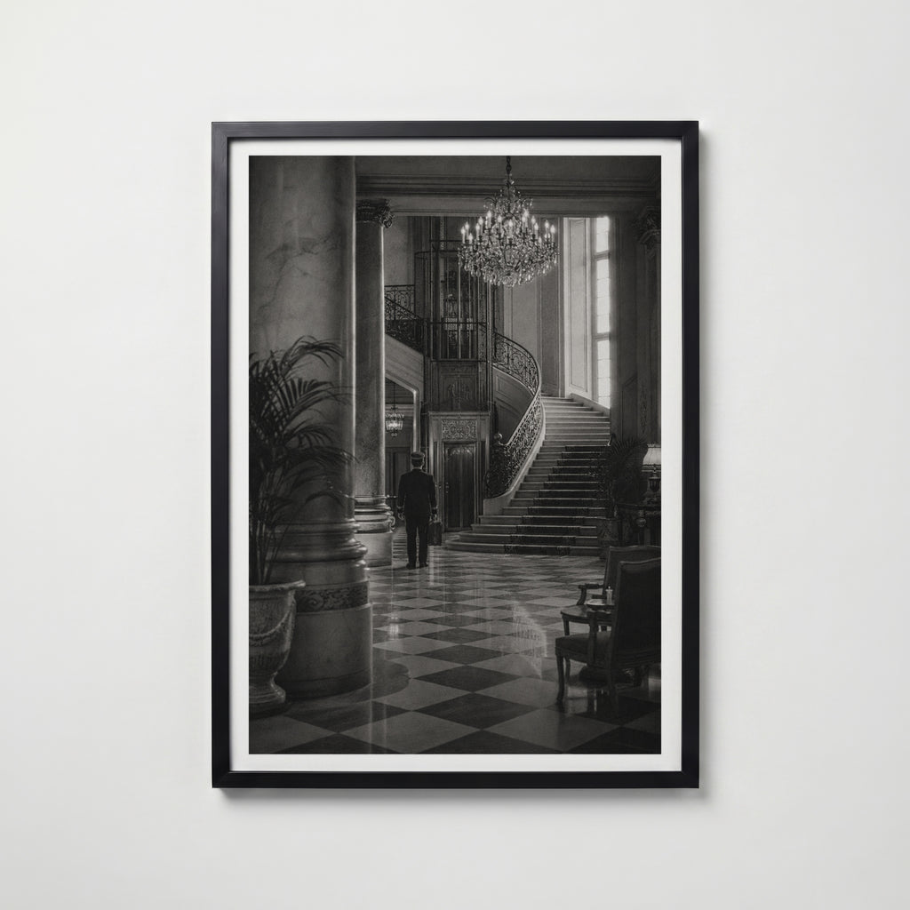 Grand Hotel Lobby Poster