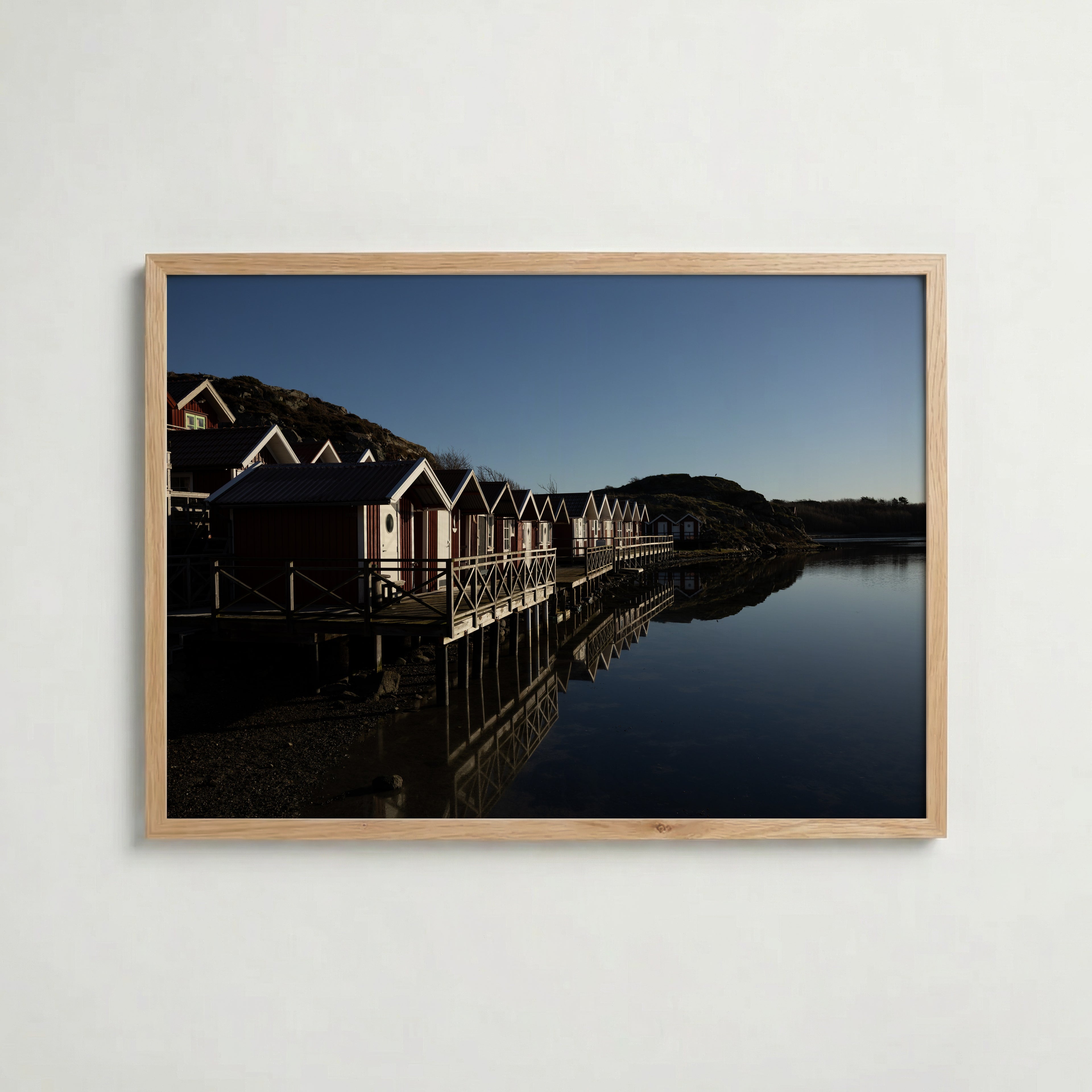 Grundsunds Sjöbodar Poster i hemmiljö