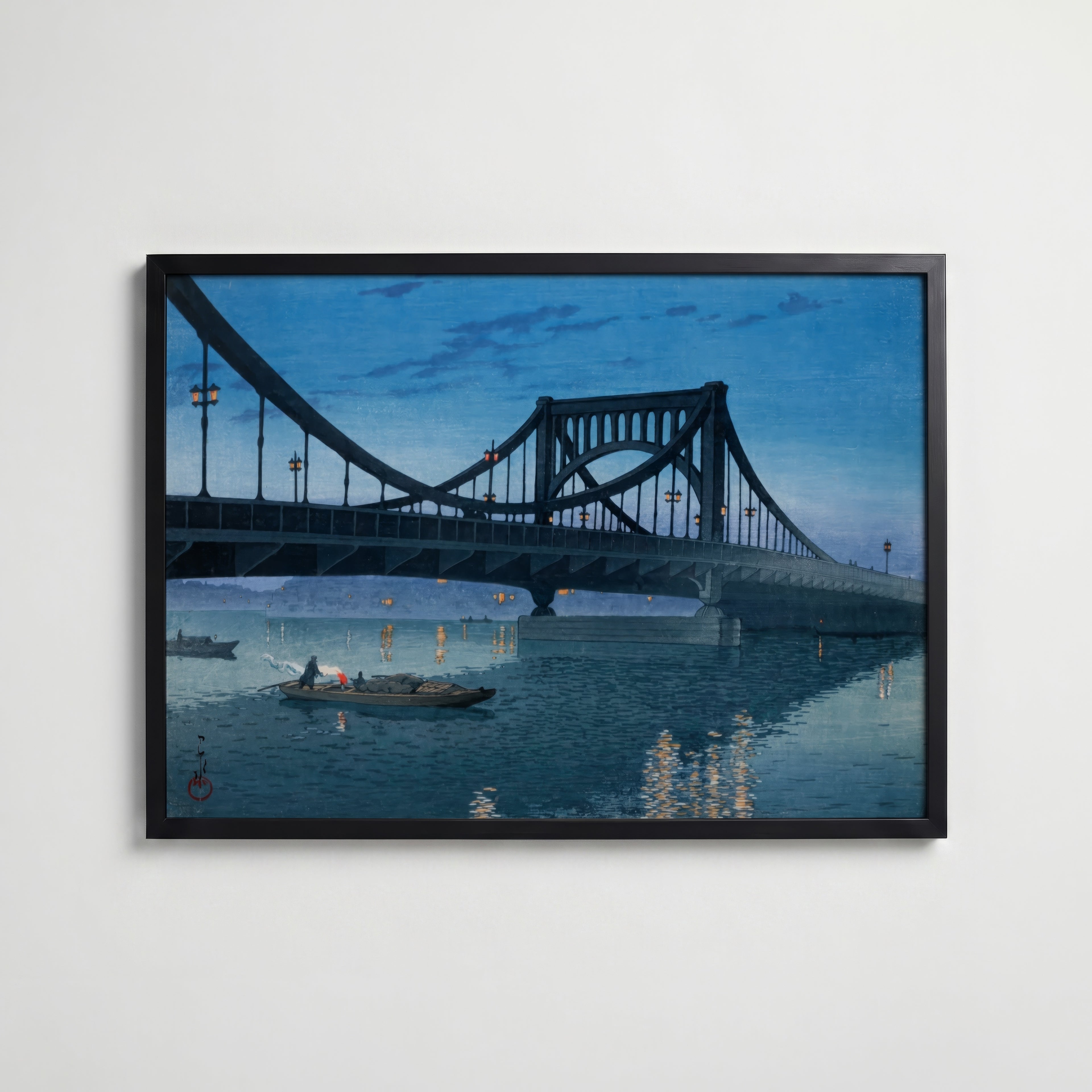 Kiyosubashi Bridge Hasui Kawase Poster affisch – köp poster online – Bozetto väggdekoration