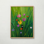 Hidden Garden Cat Poster affisch – köp poster online – Bozetto väggdekoration