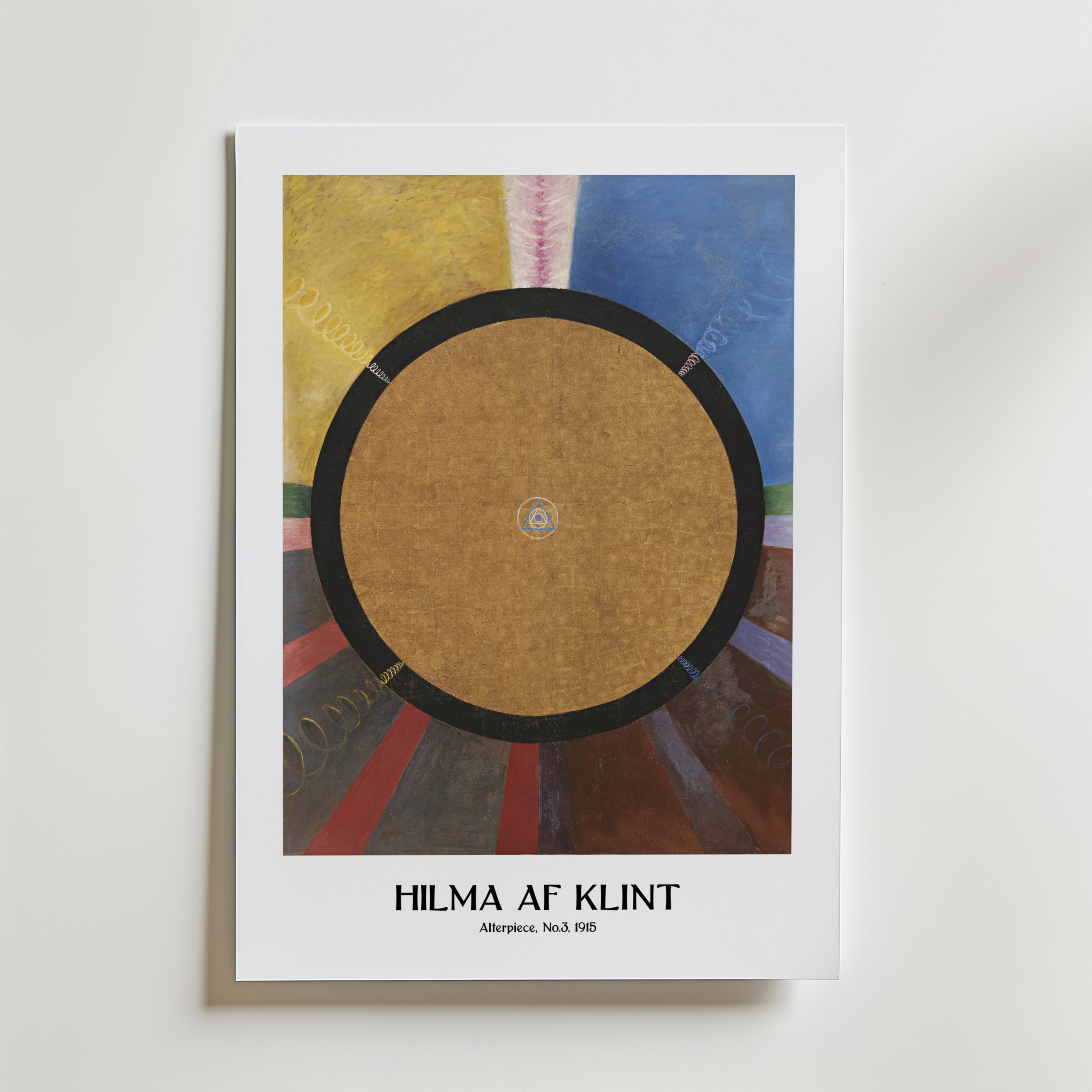 Hilma af Klint The Altarpiece No.3 Poster