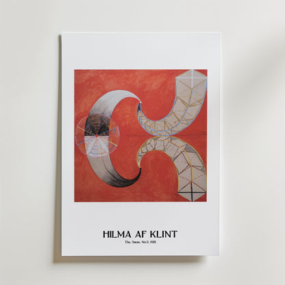 Hilma af Klint The Swan No.9 Poster
