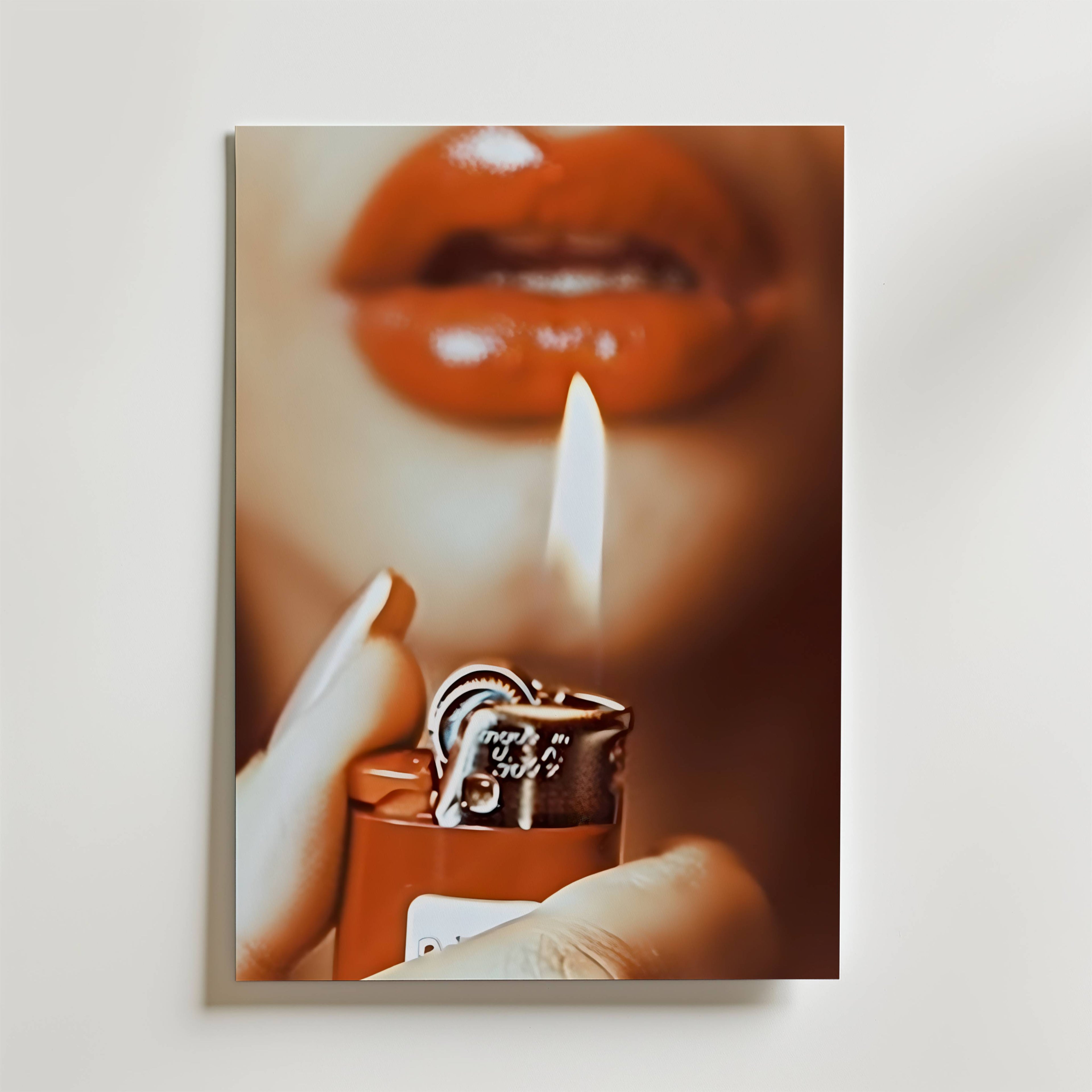 Burning Desire Poster affisch – poster till väggdekoration – köp online hos Bozetto