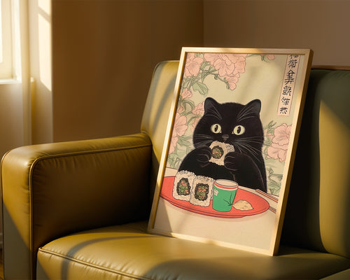 Sushi Cat Poster