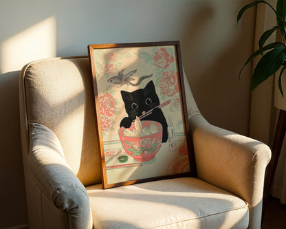 Dumpling Cat Poster
