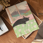 Black Cat Morning Poster