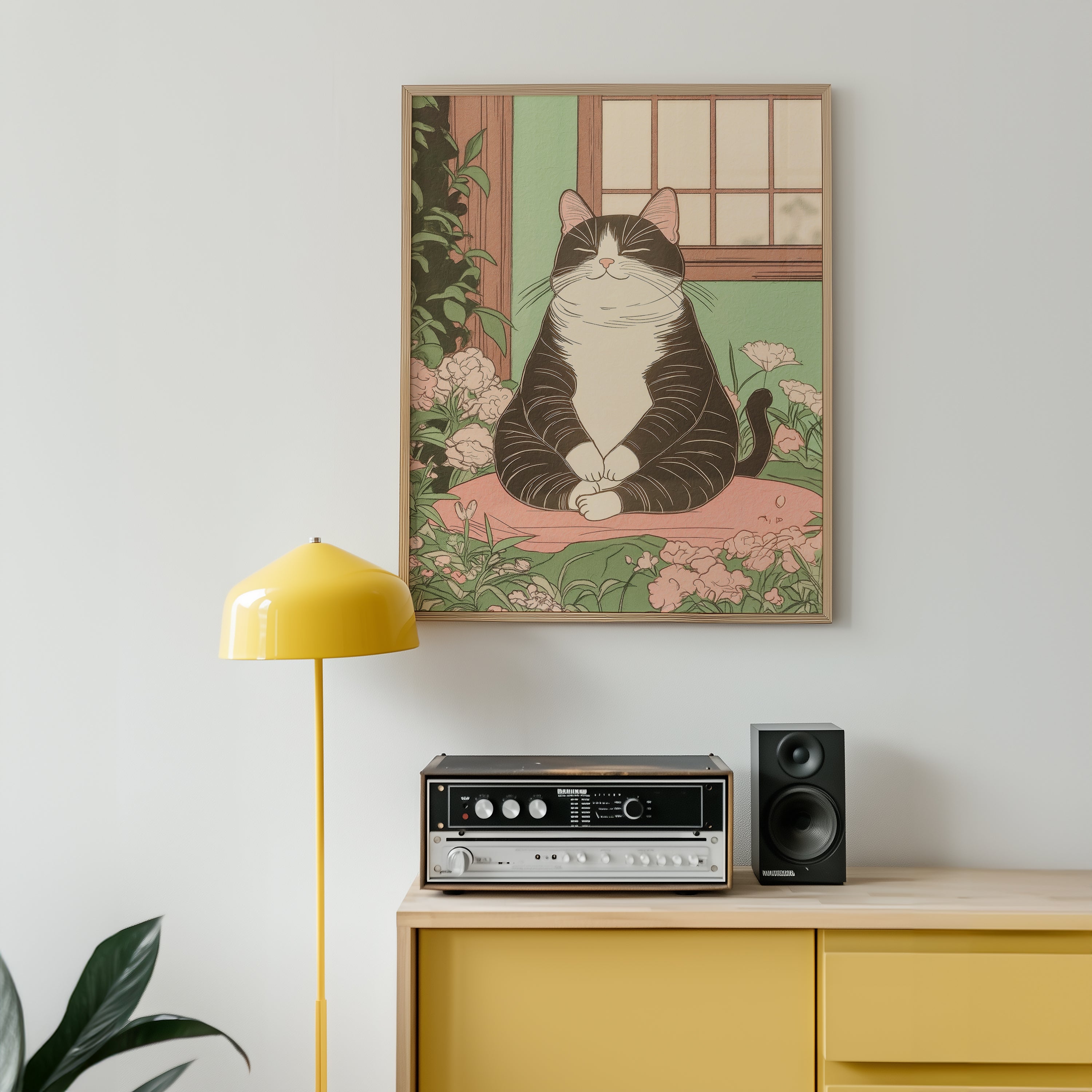 Zen Cat Poster