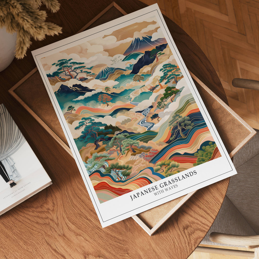 Japanese Grassland Poster