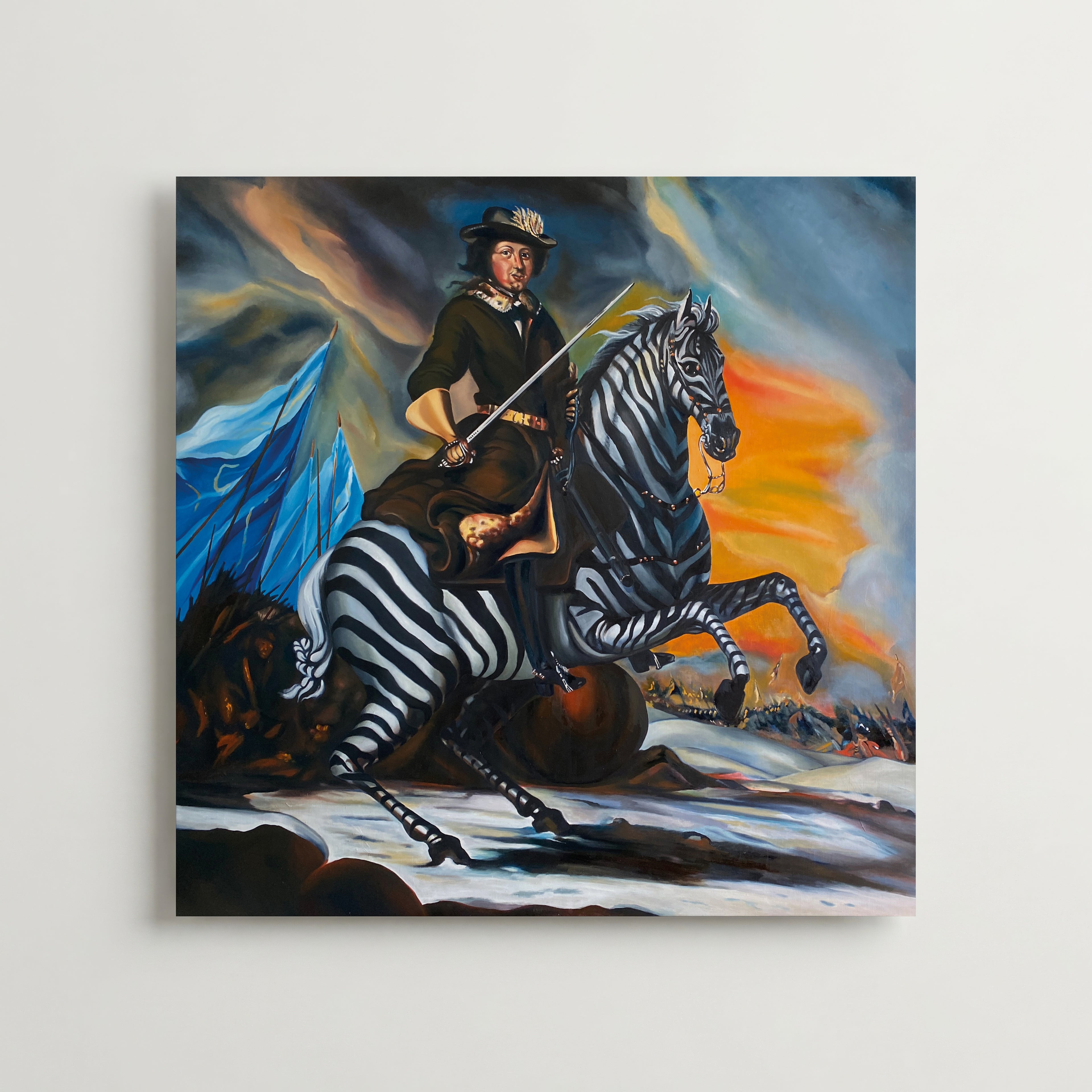 Kalle Zebra - Tony Nilsson affisch – poster till väggdekoration – köp online hos Bozetto