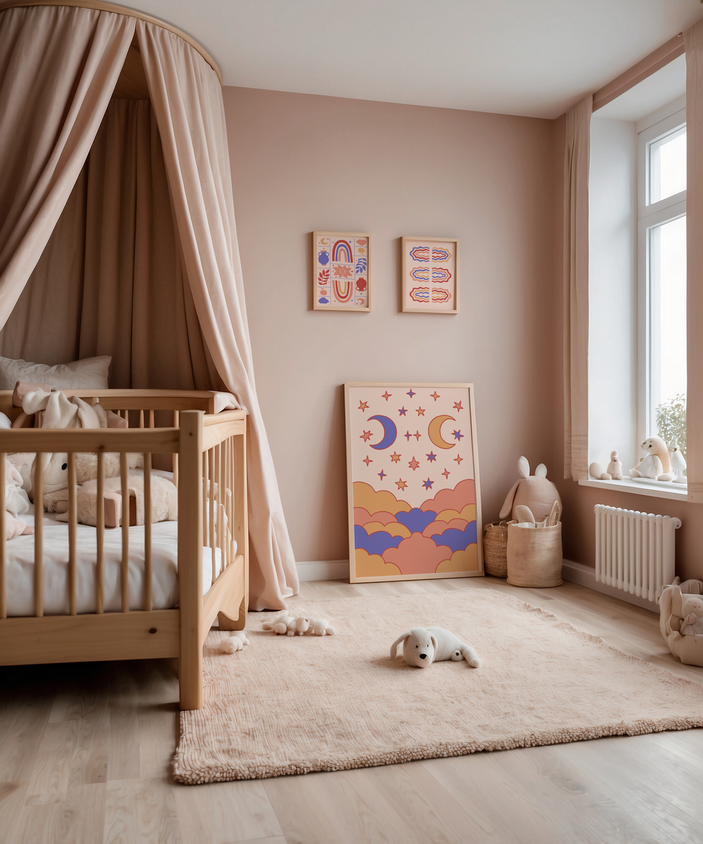 Moon & Magic Skies Poster