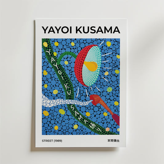 Yayoi Kusama Streets 1989 Poster