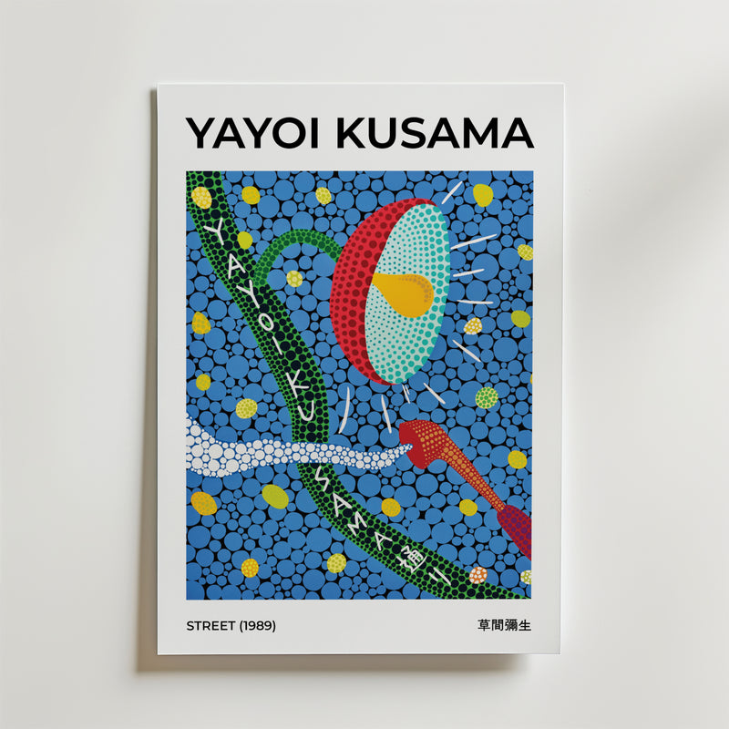 Yayoi Kusama Streets 1989 Poster