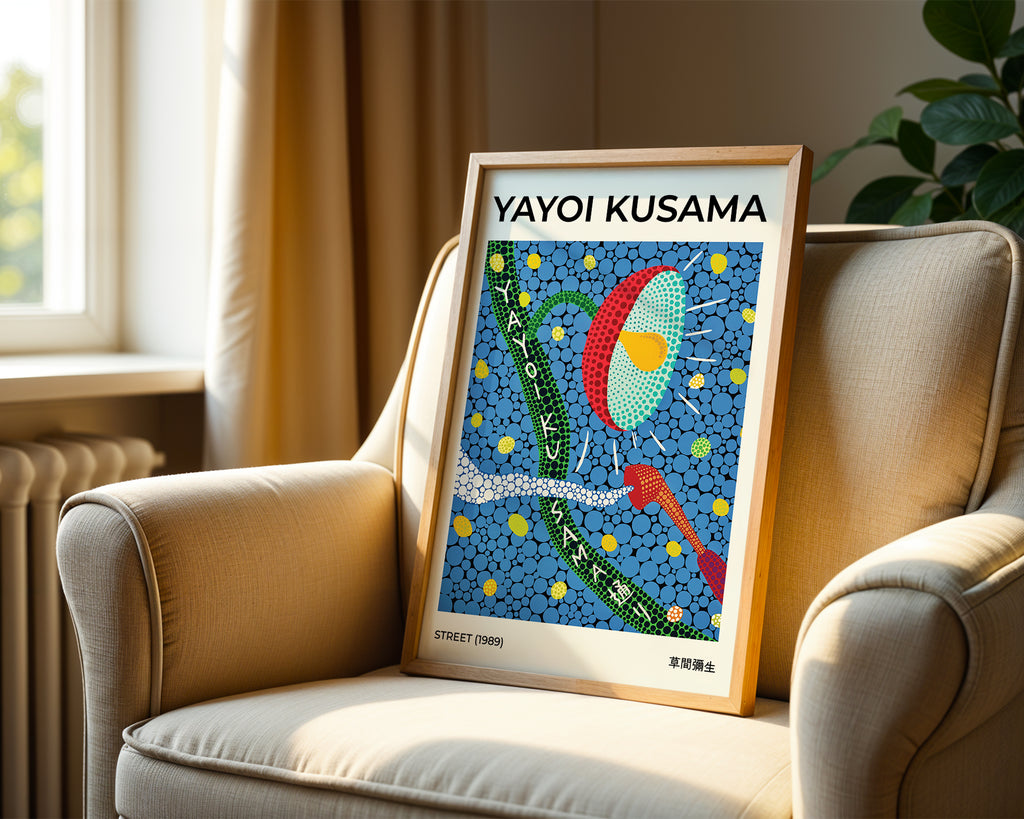 Yayoi Kusama Streets 1989 Poster