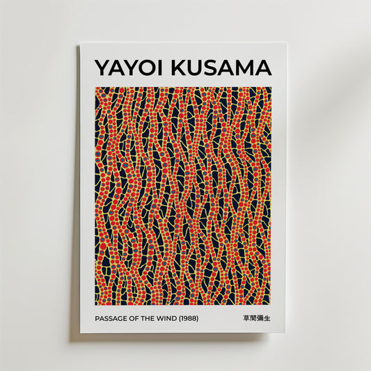 Yayoi Kusama Passage Of The Wind Poster