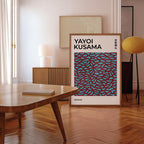 Yayoi Kusama Red Weave Poster