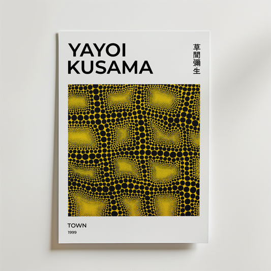 Yayoi Kusama Optical Field Poster