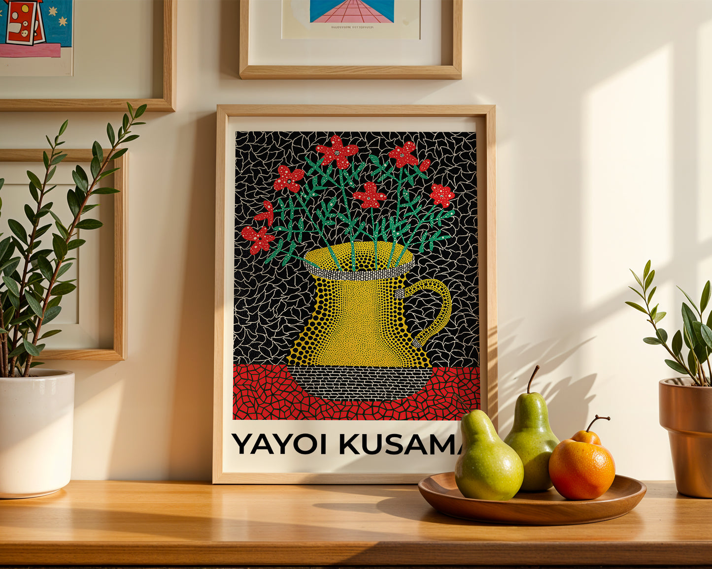 Yayoi Kusama Pattern Botanist Poster