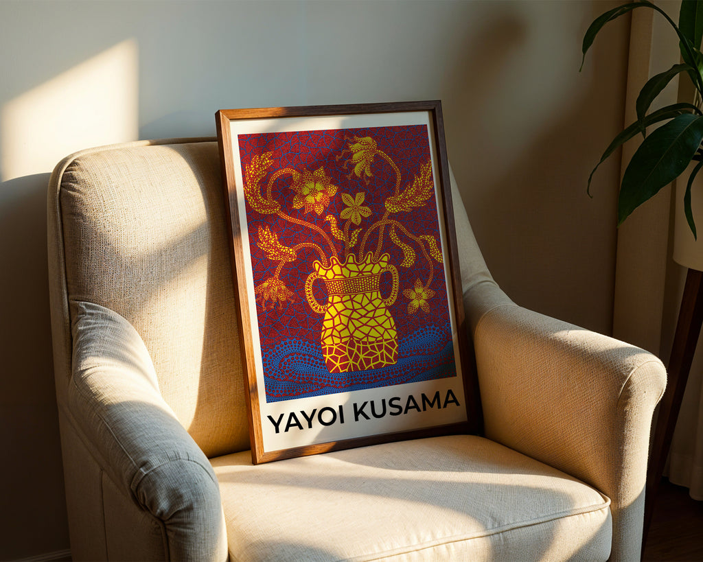 Yayoi Kusama Bloom Mosaic Poster