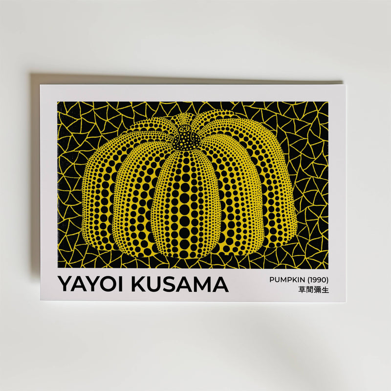Yayoi Kusama – Pumpkin (1990) Poster