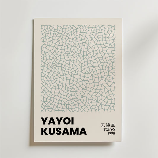 Yayoi Kusama Infinity Web Poster