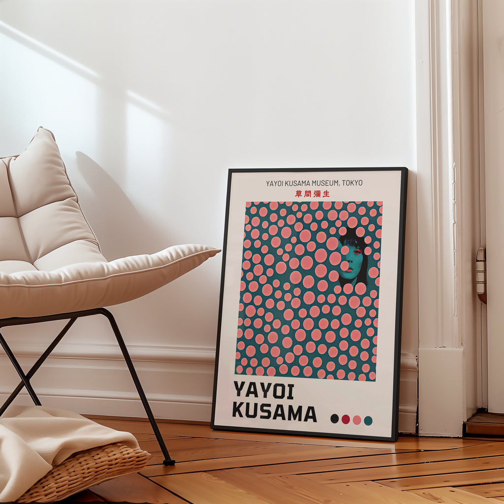 Yayoi Kusama Hidden Gaze Poster