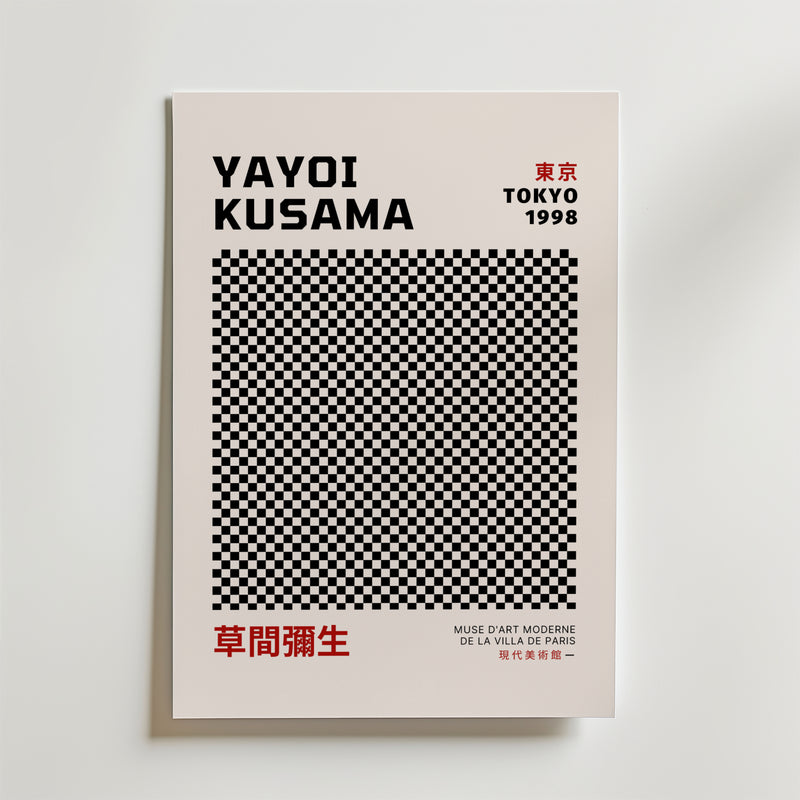 Yayoi Kusama Abstract Dots Poster