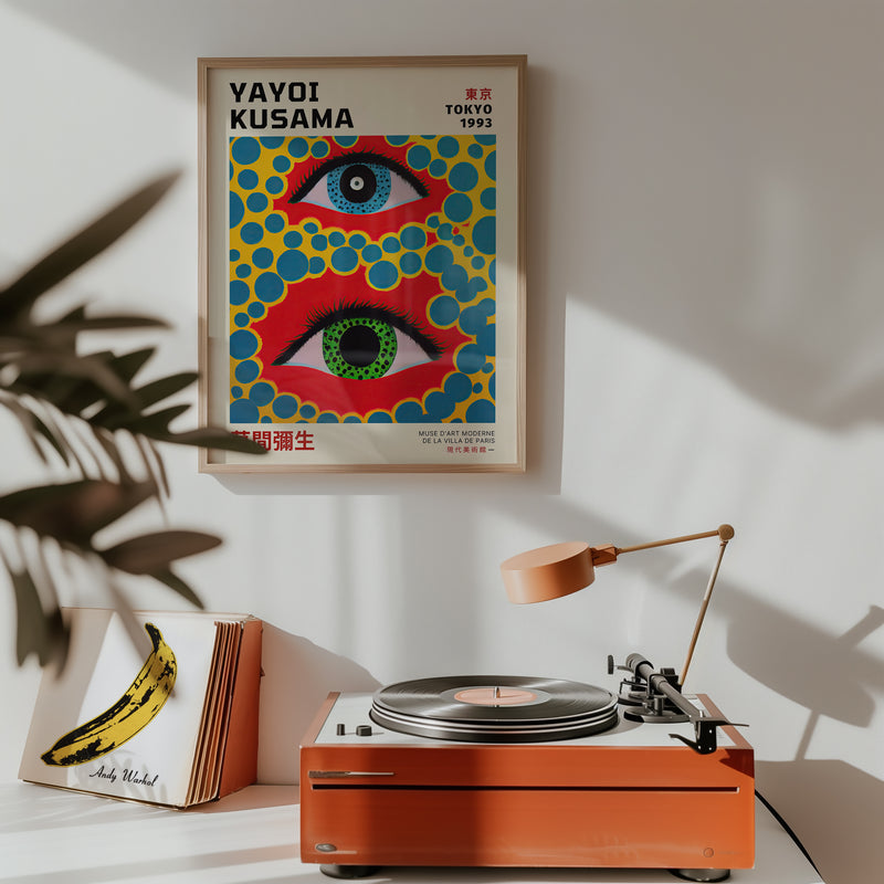 Yayoi Kusama Eye Poster