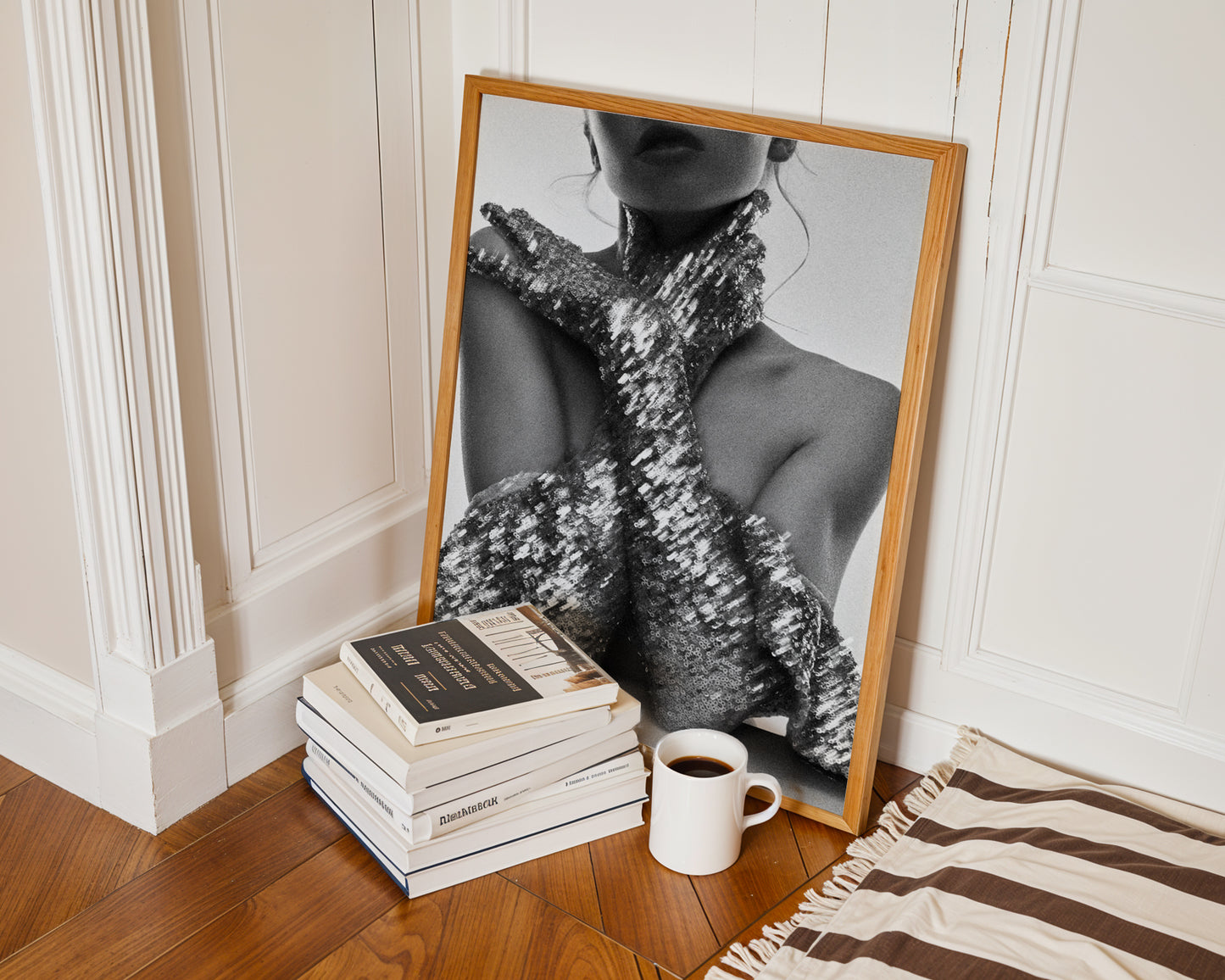 Sequin Elegance Poster