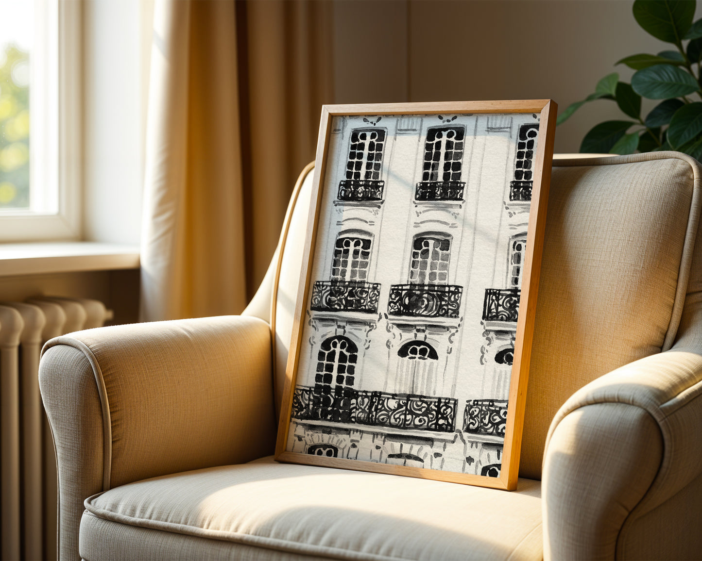 Parisian Balcony Poster