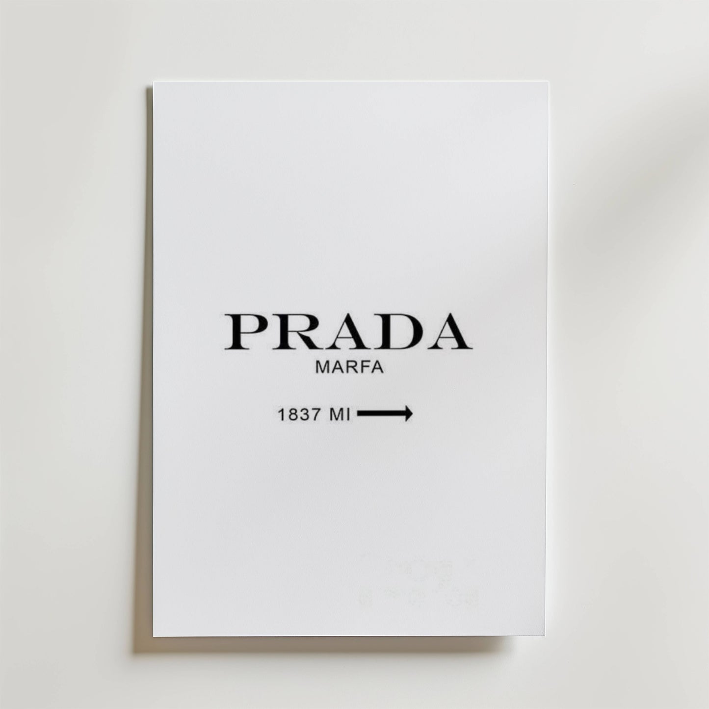 Prada Marfa Poster