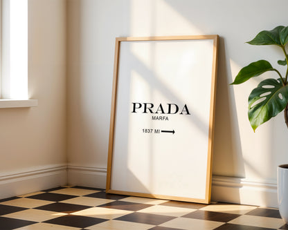 Prada Marfa Poster