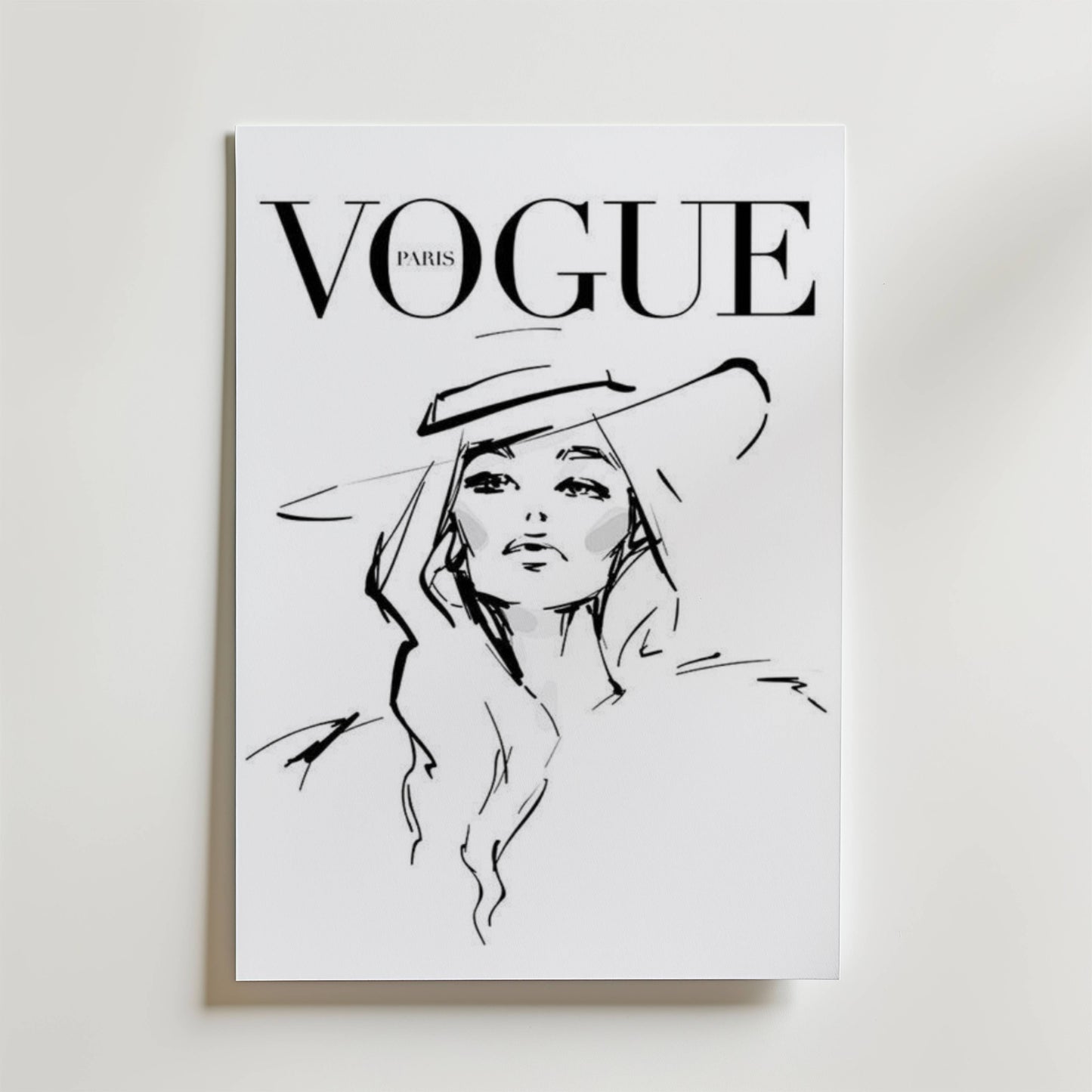 Vogue Paris Sketch Poster