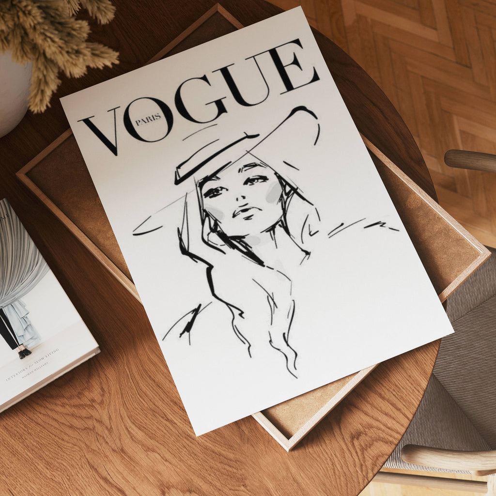 Vogue Paris Sketch Poster