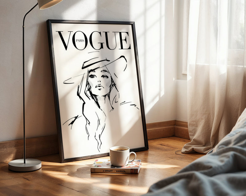 Vogue Paris Sketch Poster