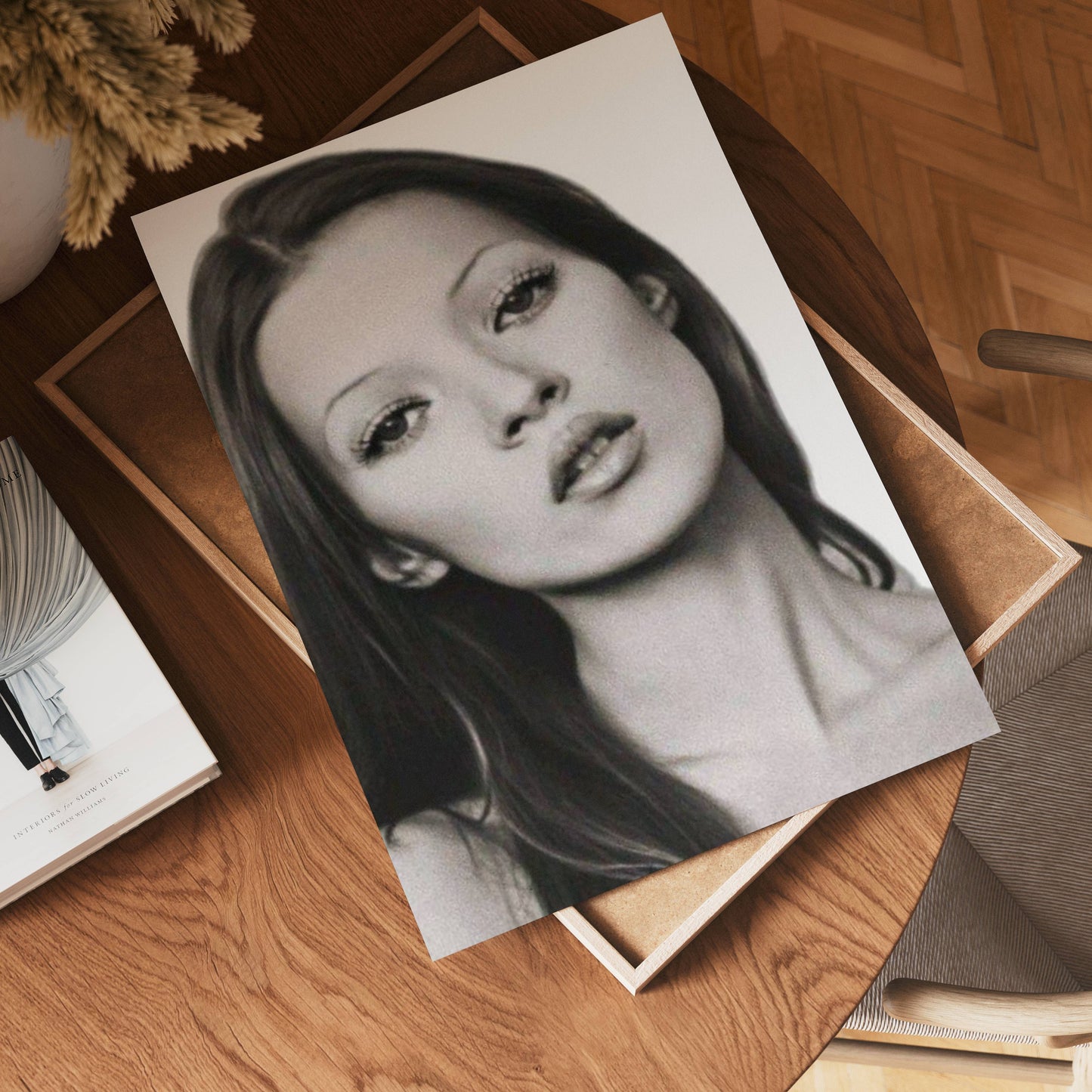 Kate Moss Portrait Poster