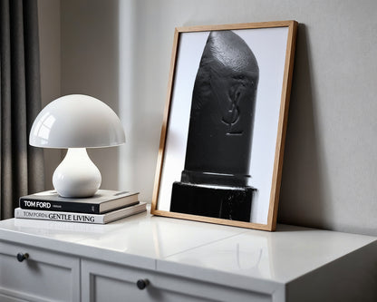 Black Lipstick YSL Poster