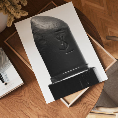 Black Lipstick YSL Poster