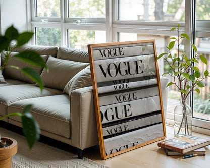 Vogue Stack Poster