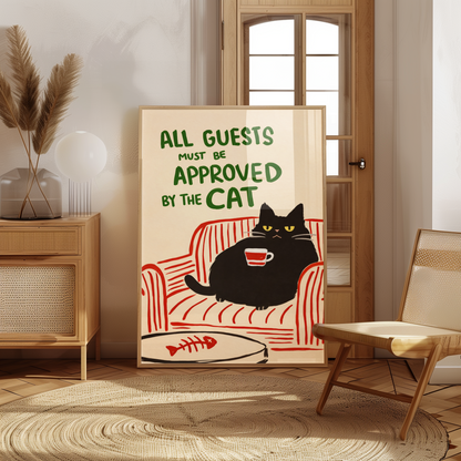 Approved by the Cat Poster