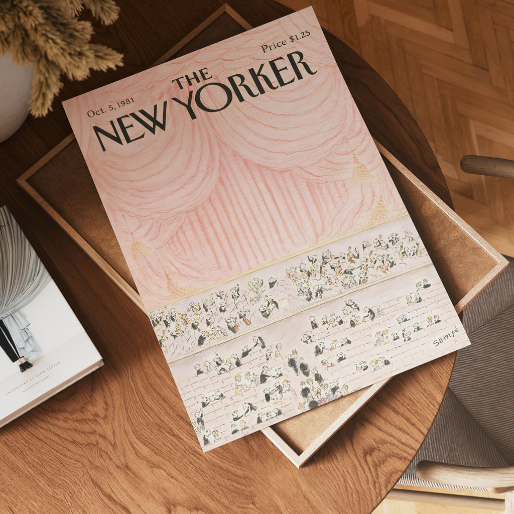 New Yorker Grand Curtain 1981 Poster