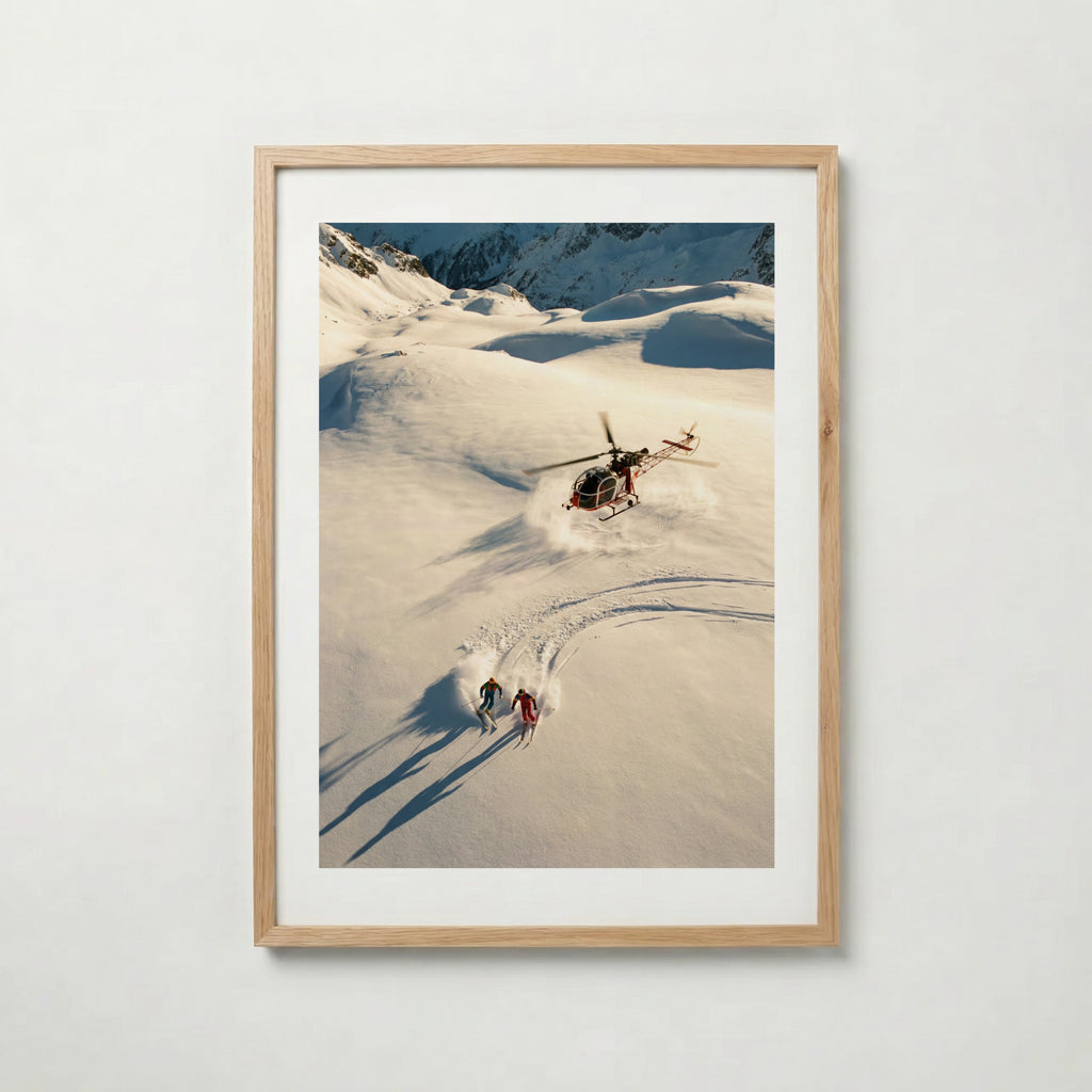 Alpine Pursuit Prestige Poster – köp affisch till hemmet – Bozetto väggdekoration