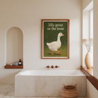 Silly Goose Poster – poster väggdekoration inredning – Affischer hos Bozetto