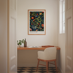 William Morris Midnight Orchard Poster