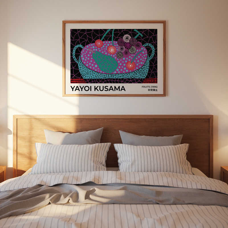 Yayoi Kusama – Fruits (1996) Poster