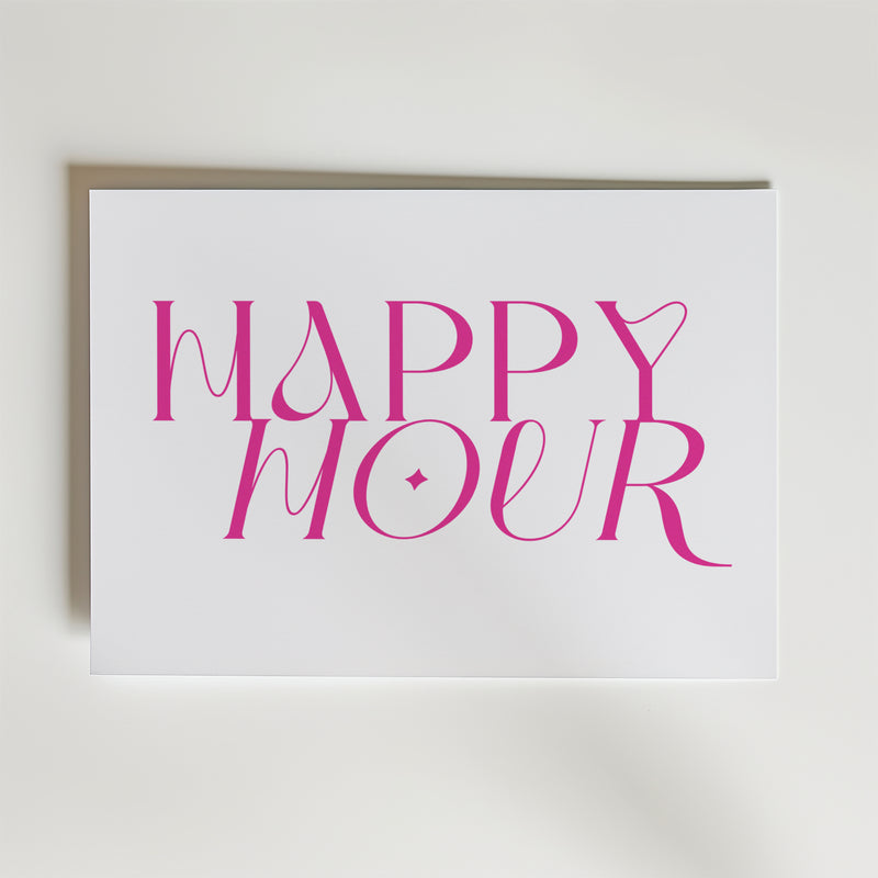 Happy Hour Poster